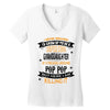 Super Cool Granddaughter Of A Freaking Awesome Pop Pop Women's V-Neck T-Shirt