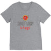 donut worry, be happy V-Neck Tee