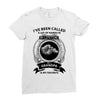 i've been called a lot of names in my lifetime Ladies Fitted T-Shirt