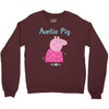 peppa pig auntie pig Crewneck Sweatshirt