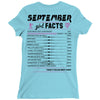 September Girl Facts Virgo Ladies Fitted T-Shirt