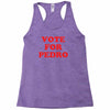vote for pedro Racerback Tank