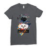 who loves papillon Ladies Fitted T-Shirt