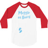 Muggle On Board Blue 3/4 Sleeve Shirt