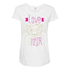 love hair stylist Maternity Scoop Neck T-shirt