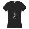 hawkins waffles Women's V-Neck T-Shirt
