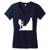 mountain hiker Women's V-Neck T-Shirt