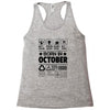 Born In October Racerback Tank