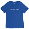 i see dumb people funny V-Neck Tee