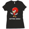 getting swole Ladies Fitted T-Shirt