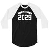 class of 2029 3/4 Sleeve Shirt