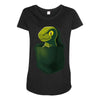 pocket raptor Maternity Scoop Neck T-shirt