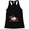 December Peeking Out Baby Girl Racerback Tank