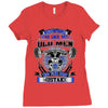 old man was your first mistake Ladies Fitted T-Shirt