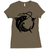 fish Ladies Fitted T-Shirt