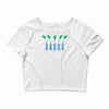 blue pikmin Crop Top