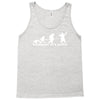 evolution of a selfie , funny mens cotton Tank Top