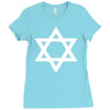 magen david Ladies Fitted T-Shirt