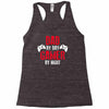 dad by day gamer by night gaming Racerback Tank