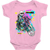 pop biker Baby Onesie