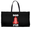 dad you're my hero Weekender Totes