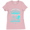 I Dont Need Therapy I Just Need Backpacking Ladies Fitted T-Shirt