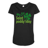 my 1st saint paddyday Maternity Scoop Neck T-shirt