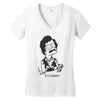 pablo escobart Women's V-Neck T-Shirt