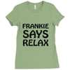 frankie says relax t shirt Ladies Fitted T-Shirt