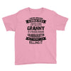 Super Cool Granny Of A Freaking Awesome Granddaughter Youth Tee
