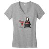 my hungry neighbor Women's V-Neck T-Shirt