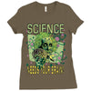 science needs your brain Ladies Fitted T-Shirt