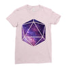 d20 galaxy Ladies Fitted T-Shirt