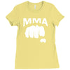 fighting mixed martial arts fist Ladies Fitted T-Shirt