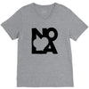 love nola new orleans american jazz blues music t shirt V-Neck Tee