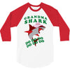 Grandma Shark -Shark Do Do Do 3/4 Sleeve Shirt