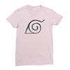Hidden Leaf Village Symbol T-Shirt Ladies Fitted T-Shirt