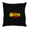 divorce Throw Pillow