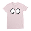 googly eyes Ladies Fitted T-Shirt