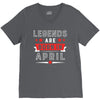 Legends Are Born In April V-Neck Tee