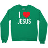 i love jesus Crewneck Sweatshirt