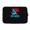 im a lawyer Laptop sleeve