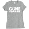 big foot sasquatch Ladies Fitted T-Shirt