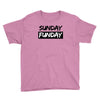 sunday funday t shirt funny jersey shore football Youth Tee