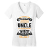 Super Cool Uncle Of A Freaking Awesome Niece Women's V-Neck T-Shirt
