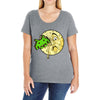 moon invaders Ladies Curvy T-Shirt