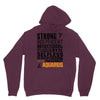 Strong Independent Motivated Aquarius Hoodie