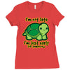 not late Ladies Fitted T-Shirt