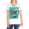 happy father&rsquo;s day 3 Ladies Curvy T-Shirt