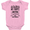 Dear Poppy, Love, Your Favorite Baby Onesie